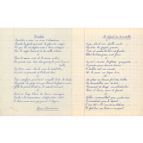 Cahier de récitations et chants