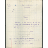 Certificat d'études 1957. Canton de Damville. Devoir de sciences / filles