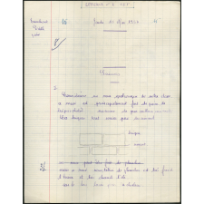 Certificat d'études 1957. Canton de Damville. Devoir de sciences / filles