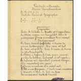 Cahier journalier