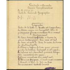 Cahier journalier