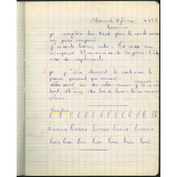 Cahier journalier