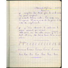 Cahier journalier