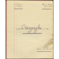 Cahier d'