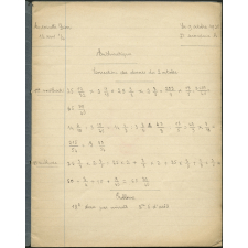 Arithmétique