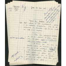 BEPC 1958. Collège de Damville. 5 rédactions
