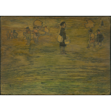 Pyrogravure - Élément de calendrier - Août septembre