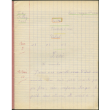 Cahier du jour