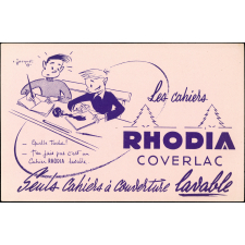 Les cahiers Rhodia Coverlac : Seuls cahiers à couverture lavable