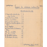 Leçons de sciences naturelles