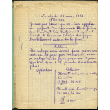 Cahier journalier