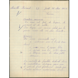 Certificat d'études 1957. Canton de Damville. Devoir de sciences / garçons