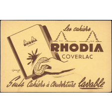 Les cahiers Rhodia Coverlac : Seuls cahiers à couverture lavable