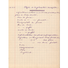 Cahier de géométrie
