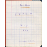 Cahier du jour