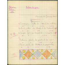 Cahier du jour