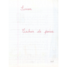 Cahier de poésie