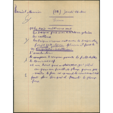 Certificat d'études 1957. Canton de Damville. Devoir de sciences / garçons