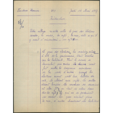 Certificat d'études 1957. Canton de Damville. Rédaction