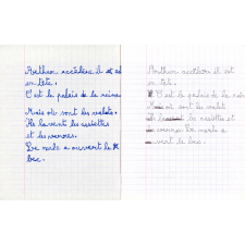 Cahier de brouillon, CE1