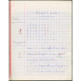 Cahier journalier