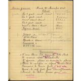 Cahier journalier
