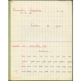 Cahier du jour