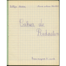 Cahier de rédaction