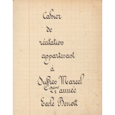 Cahier de récitation