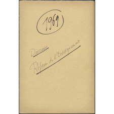 Distribution des Prix - 1969 - Liste de donateurs, brouillon de remerciements
