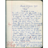 Cahier journalier