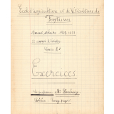 Cours d'exercices, 2 année d'études
