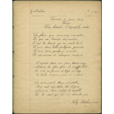 Cahier de poésies