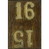 Pyrogravure - Élément de calendrier - 13 à 16