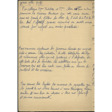 Distribution des Prix - 14 juillet 1956 - Brouillons du discours de remerciements et du discours à ses élèves
