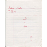 Cahier du jour
