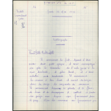 Certificat d'études 1957. Canton de Damville. Dictée-questions
