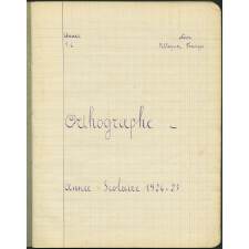 Cahier d'