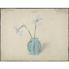 fleurs dans un vase.