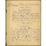 Cahier de Compositions