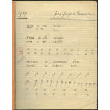 Cahier d'écriture du soir