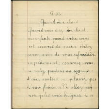 Cahier de Français