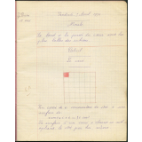 Cahier journalier