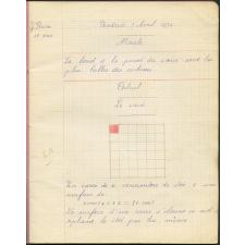 Cahier journalier