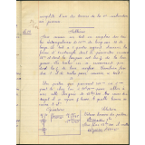 Cahier journalier