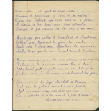 Cahier de Poésies / Récitations 
 