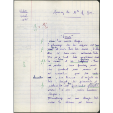 BEPC 1958. Collège de Damville. Anglais