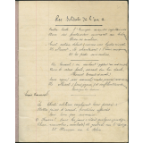 Cahier de récitations