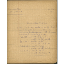 Devoir d'arithmétique