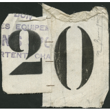 Dossard pour compétition sportive - 20